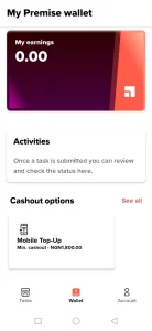 Premise payment method